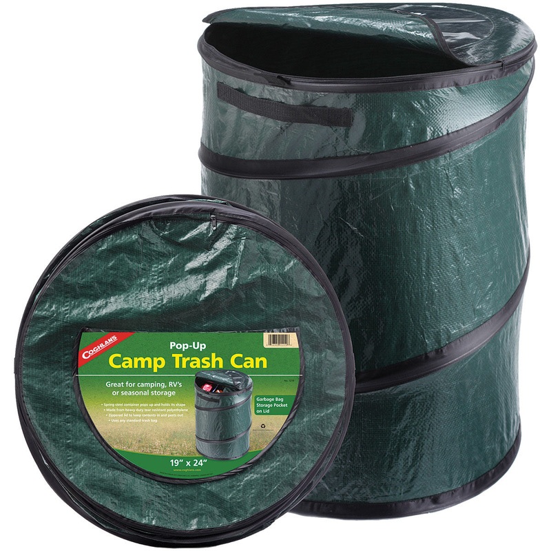 Coghlans Camp Trash Can: Portable Pop-up Solution for Outdoor Waste Management