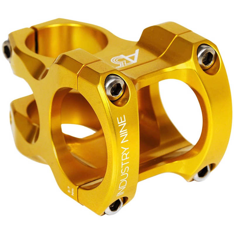 Industry Nine A35 Stem – 40mm 35mm Clamp +/-6 1 1/8″ Aluminum Gold