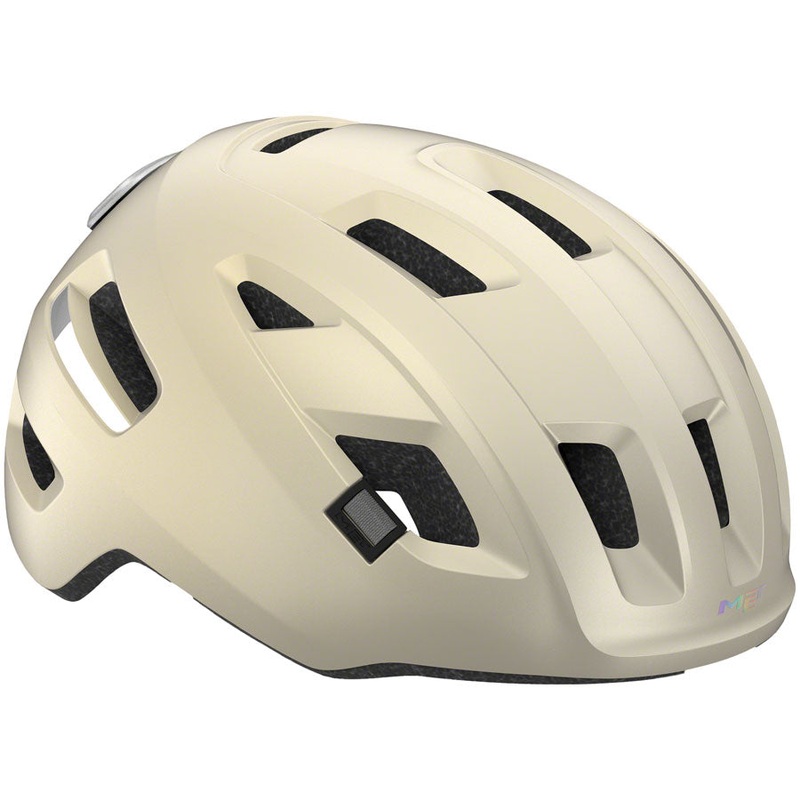 MET E-Mob Mips Helmet – Vanilla Ice Matte Small