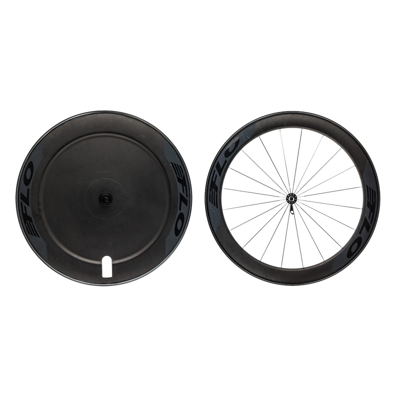 FLO 60/Disc Aluminum + Carbon Clincher 700c Wheelset