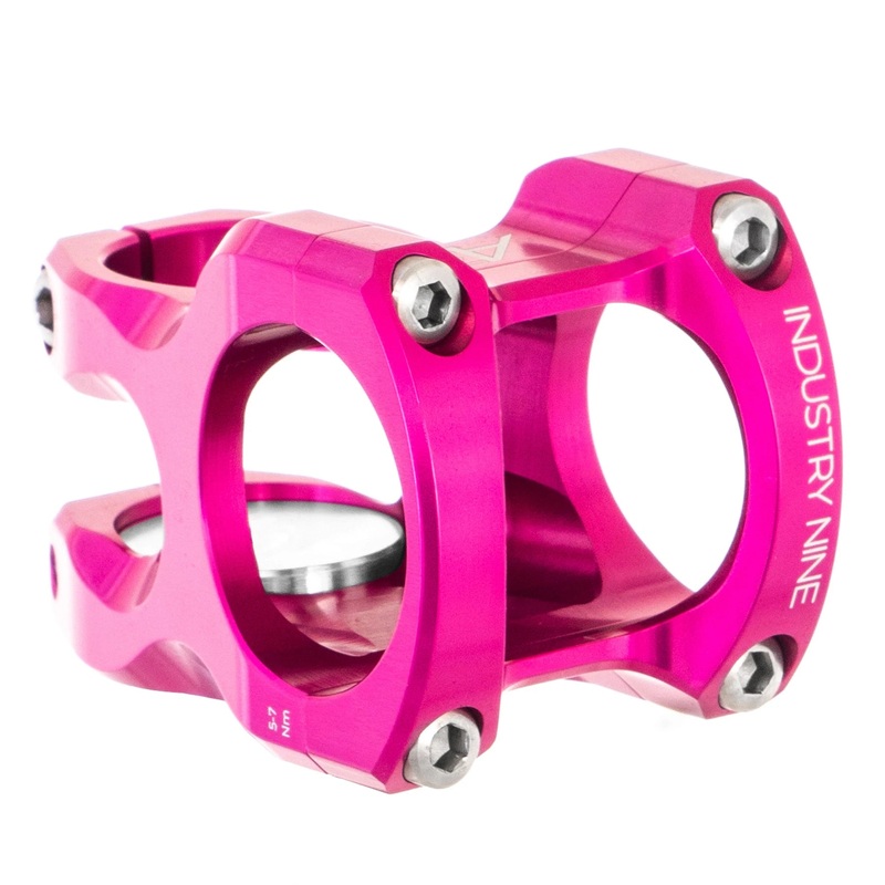 Industry Nine A35 Stem – 35mm Clamp – 50mm Length – Pink