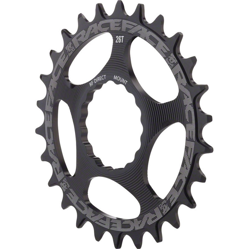 RaceFace Narrow Wide Chainring: Direct Mount CINCH, 38t, Black