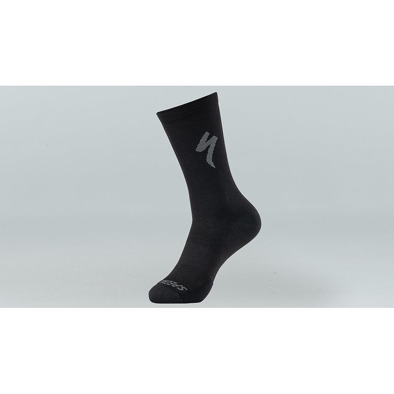 Specialized soft air tall logo sock black l
