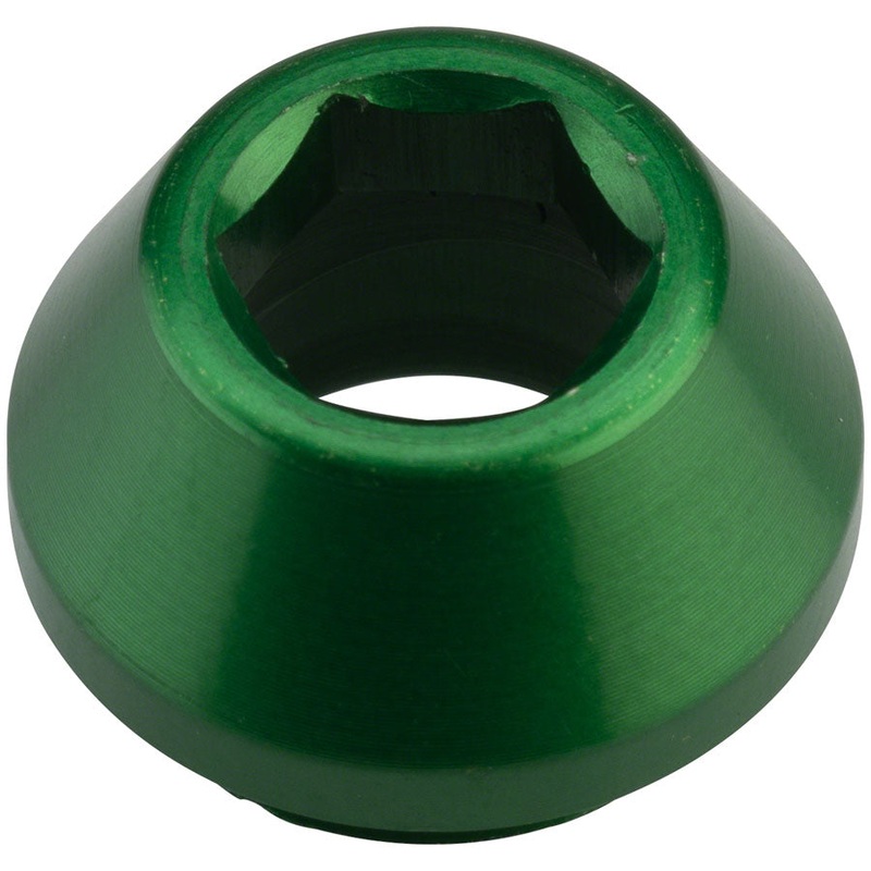 Wolf Tooth 12mm Rear Thru Axle Axle Cap Green