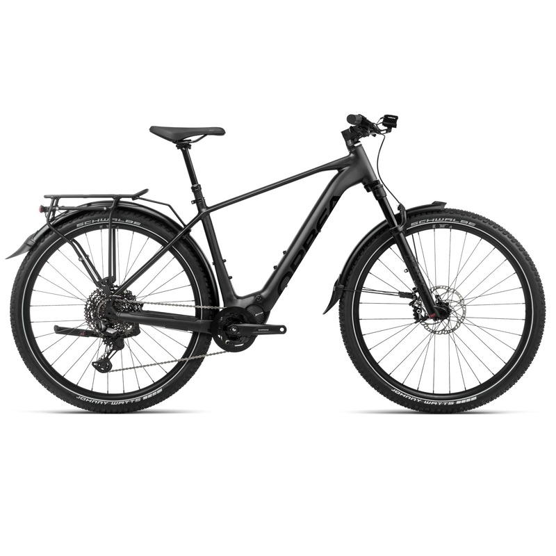 2024 Orbea KEMEN SUV 10 Trekking Urban E-Bikes – X-Large, Metallic Night Black (Matte-Gloss)