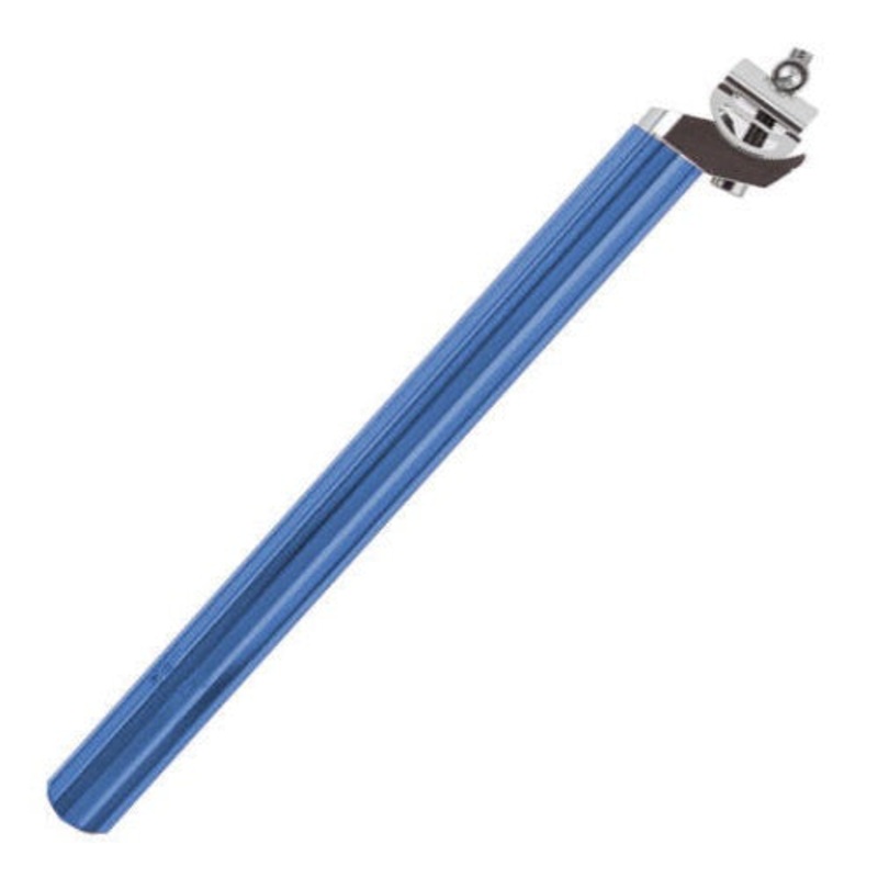 25.4mm BlackOps Fluted Aluminum Micro Adjust Seatpost – Blue