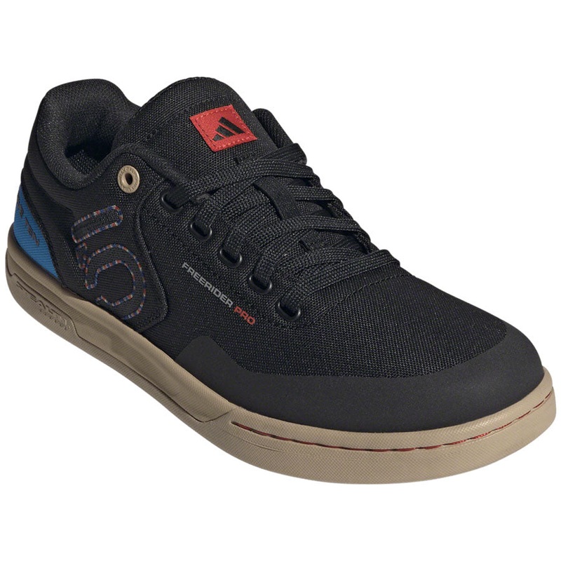 Five Ten Freerider Pro Canvas Flat Shoes – Mens Core Black/Carbon/Red 8.5