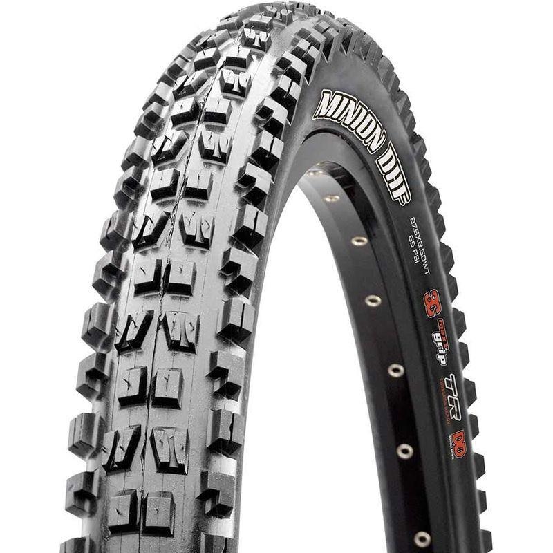 Maxxis, Minion DHF, Tire, 27.5”x2.80, Folding, Tubeless Ready, 3C Maxx Terra, EXO, 120TPI, Black