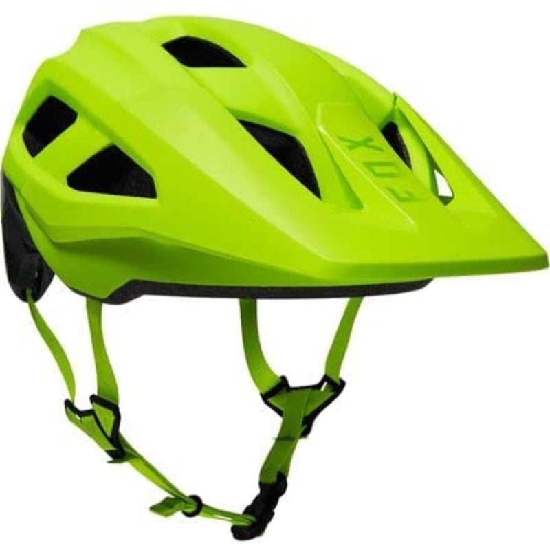 Fox Racing Mainframe Trvrs Flo Yellow Large Bicycle Helmets