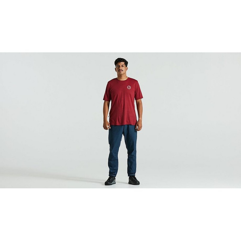 Specialized s/f wool tee ss men pomegranate red l
