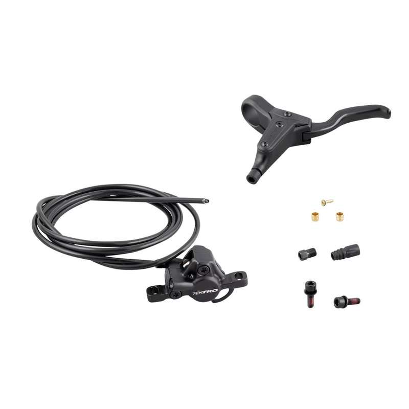 Tektro HD-M275 Left Front Disc Brake Black Caliper Hose Lever (Brakeset)