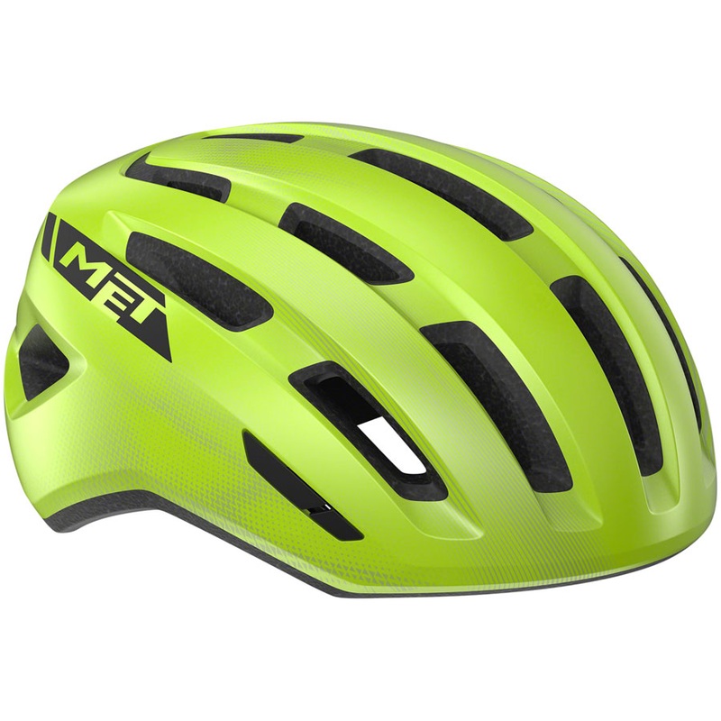 MET Miles MIPS Helmet – Fluorescent Yellow Glossy Medium/Large