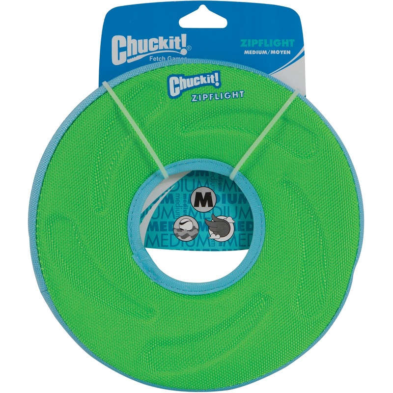 Chuckit! Amphibious Fetch Toys for Dogs  Durable Memory Foam, Rugged Nylon, Water & Land Play, Bright Colors, High Floatation & Flight