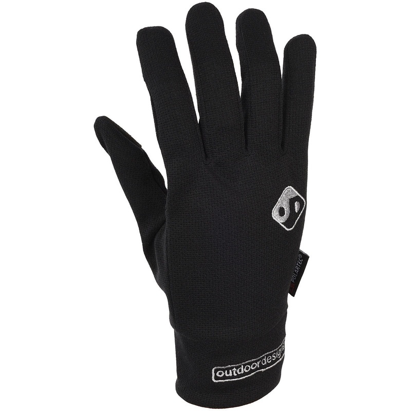 Outdoor Designs Layeron Touch Base Layer Gloves  Breathable, Lightweight Performance Cycling Gloves with Touch Screen Compatibility for Active Athletes