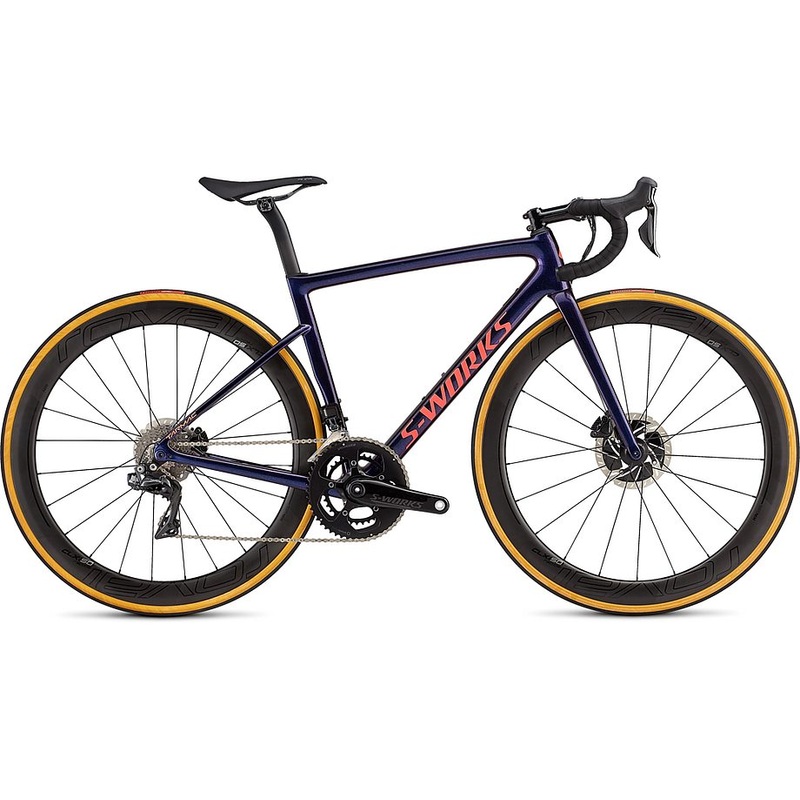 Specialized S-Works tarmac wmn sl6 disc di2 gloss chameleon flake / satin acid red / clean 56