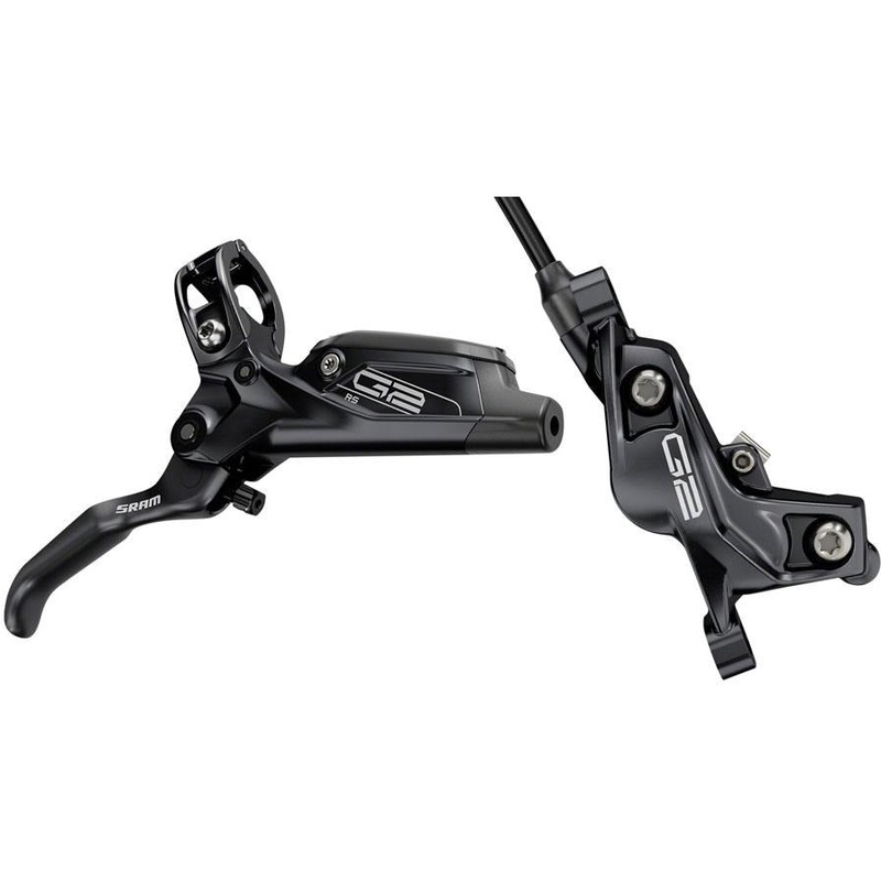 SRAM G2 RS Disc Brake and Lever – Rear, Hydraulic, Post Mount, Diffusion Black Anodized, A2