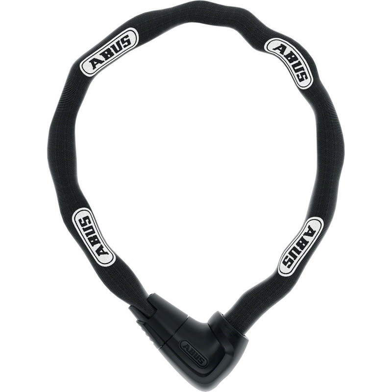 Abus  9809K/85 Steel-O-Chain Key Lock – Black