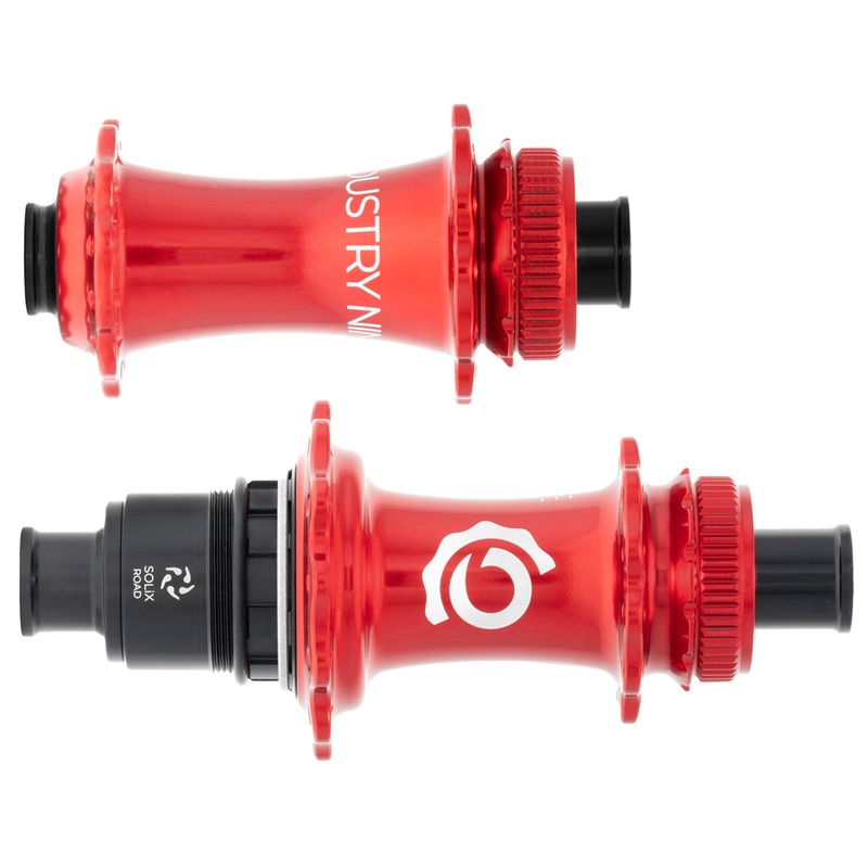 Industry Nine Solix CL Disc Hubs 12×100/142 TA 28h XDR Red