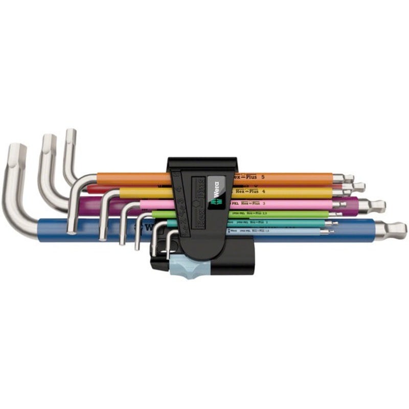 Wera 3950/9 Hex-Plus L-Key Hex Wrench Set – Metric