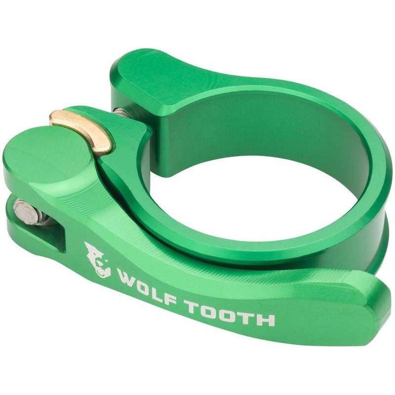 Wolf Tooth Components Quick Release Seatpost Clamp – 31.8mm Green