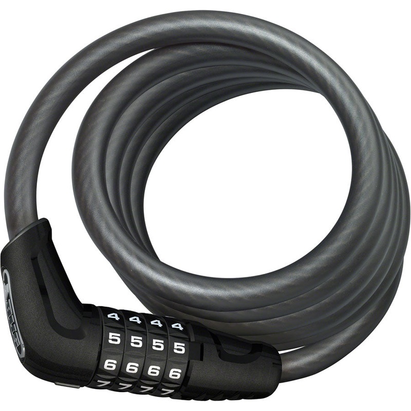 ABUS Numero 5510C  Cable Lock -Combination 180cmx10mm With SR Selle Royal Mount BLK