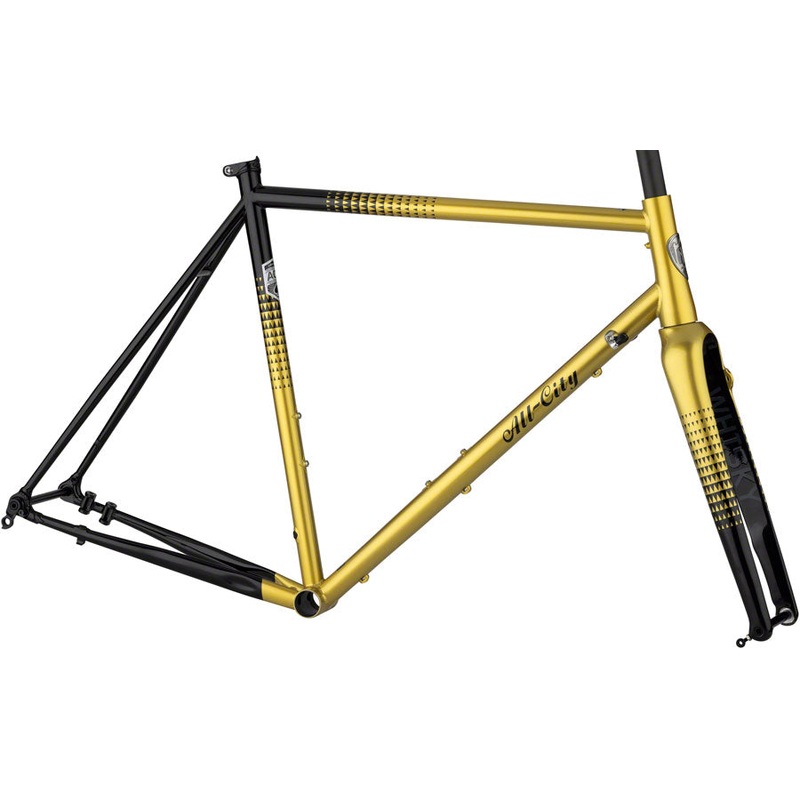 All-City Zig Zag Frameset – 700c, Steel, Golden Leopard, 61cm