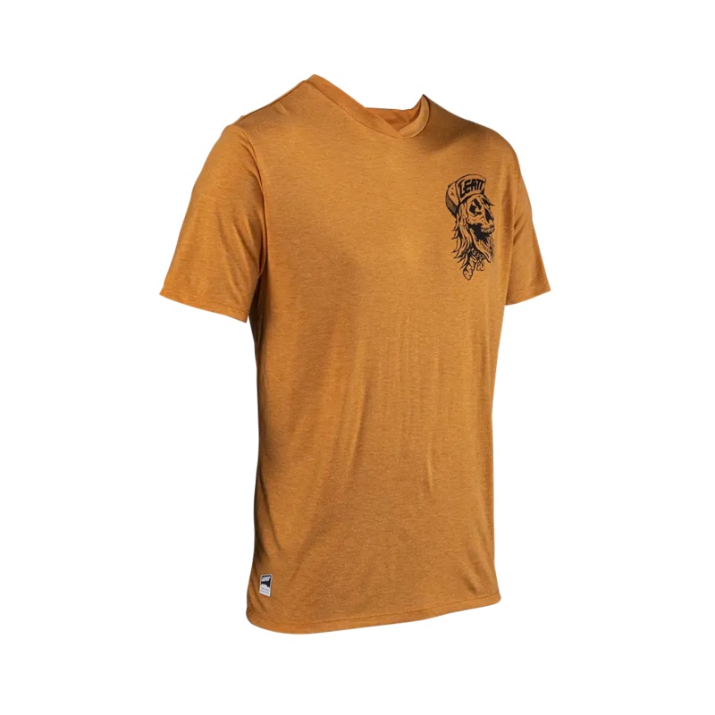 Leatt Gravity 1.0 Short Sleeve MTB Jersey – Rust – 2024