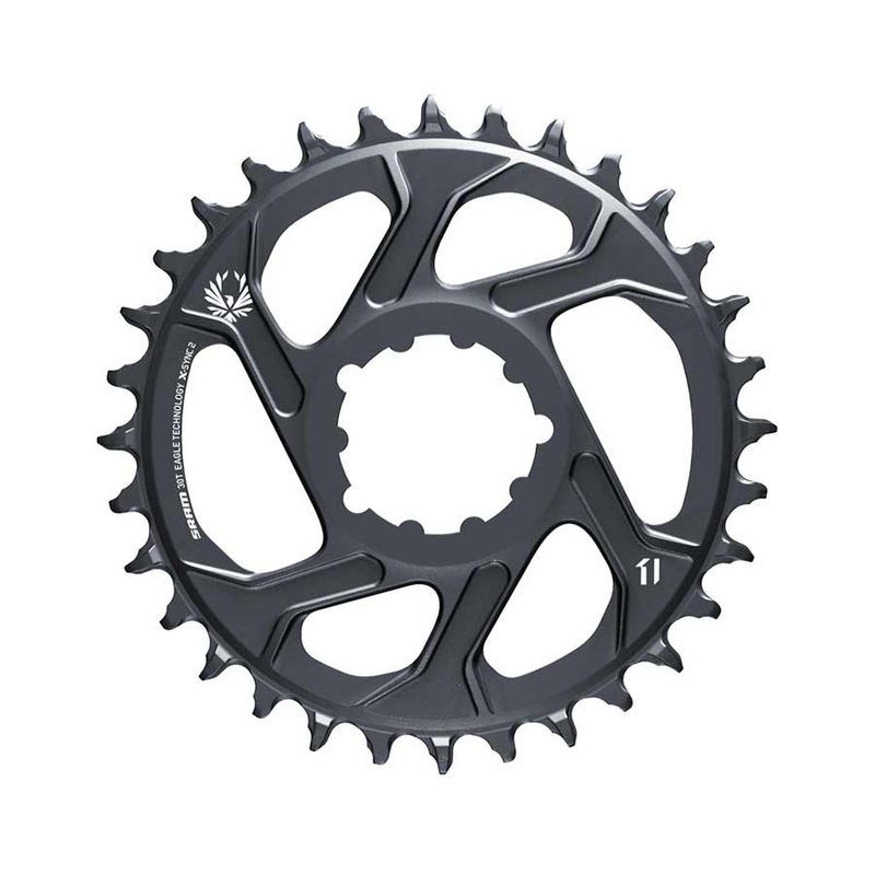 SRAM Eagle X-SYNC 2 Direct Mount Chainring – 30t Direct Mount -4mm Offset Lunar Grey