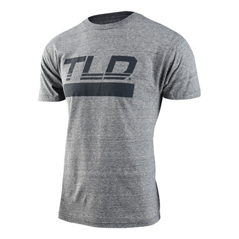 Troy Lee Designs Speed Logo Short Sleeve Tee – Ash Heather