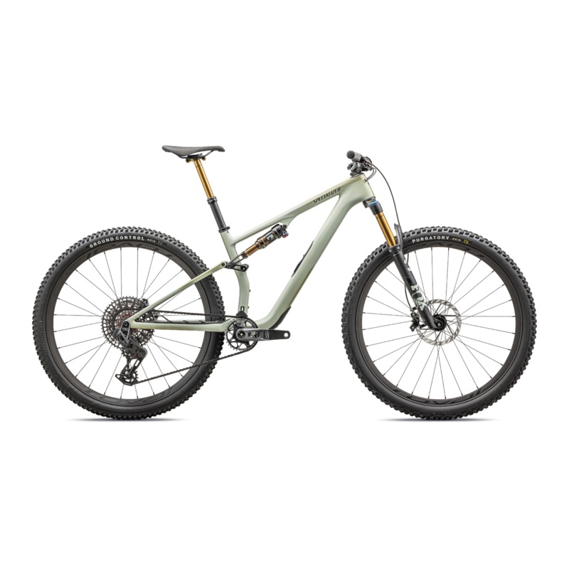 2024 Specialized EPIC 8 Evo Pro Mountain Bike – Large, Satin Forest Green/Spruce/Metallic Spruce
