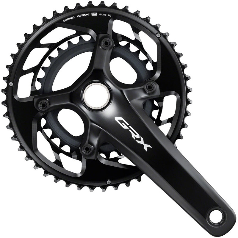 GRX FC-RX820-2 Crankset – 175mm 12-Speed 48/31t 110/80 BCD Hollowtech II BLK