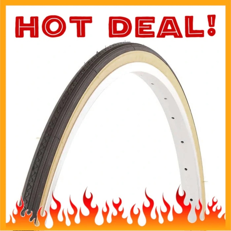 27×1-1/4″ Evo Dash Bicycle Tire – Black w/ Skinwall