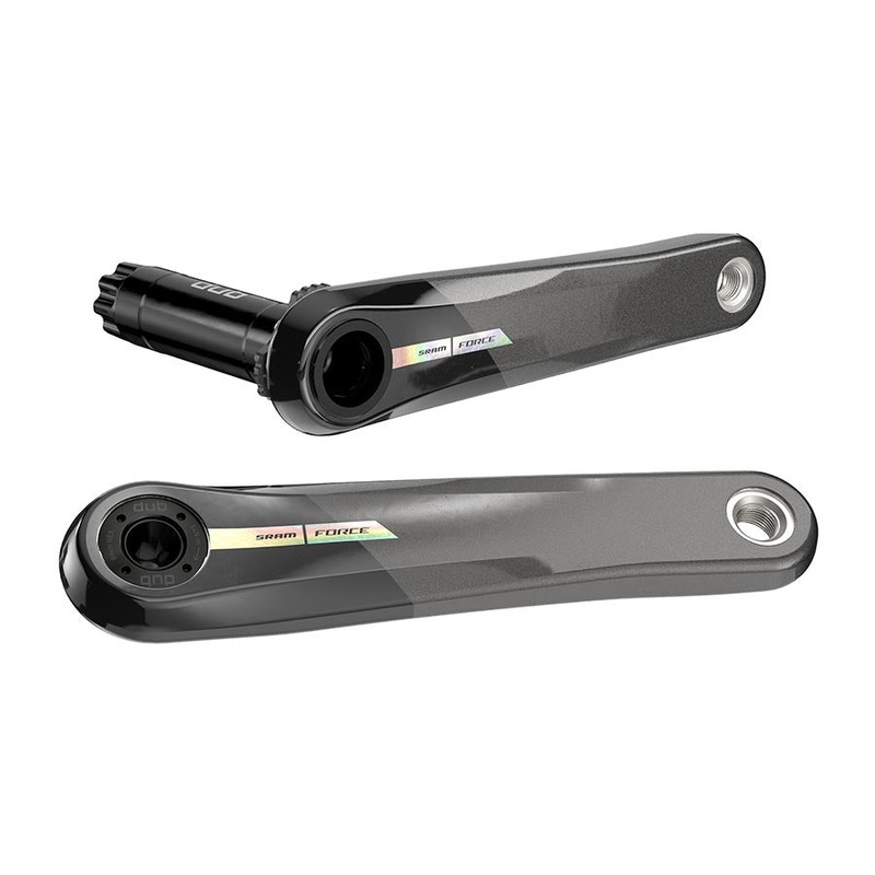 SRAM Force Crank Arm Assembly – 172.5mm 12-Speed 8-Bolt Direct Mount DUB Spindle Interface Iridescent Gray D2
