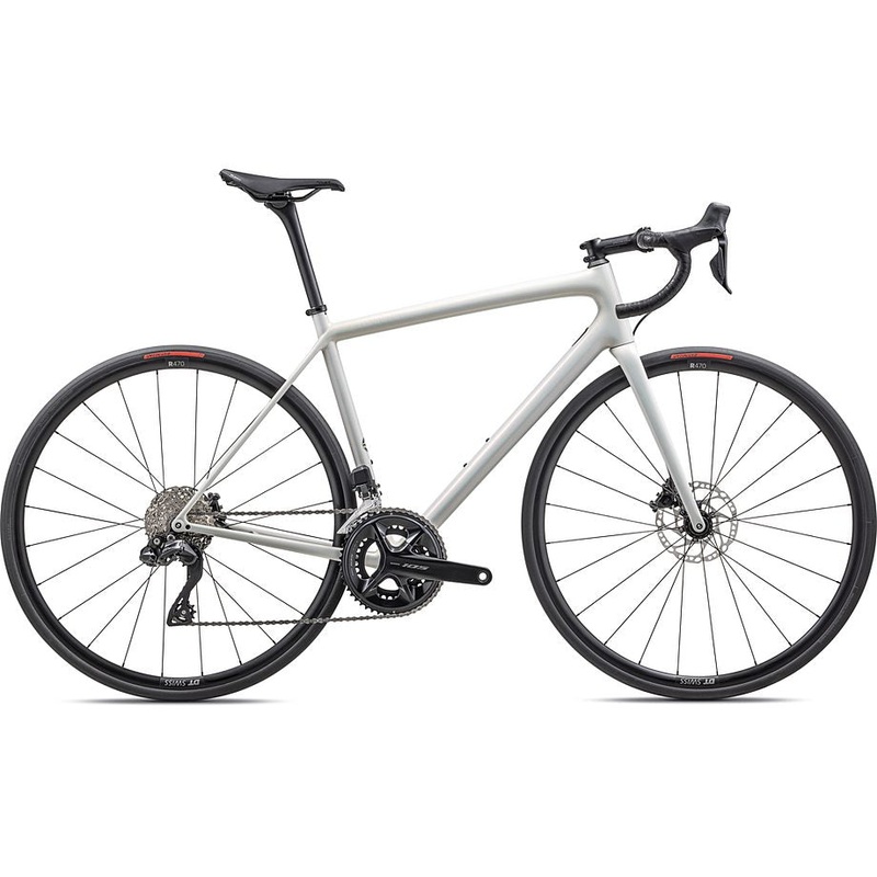 2023 Specialized aethos comp bike gloss 100% red ghost pearl over dune white/dune white 52