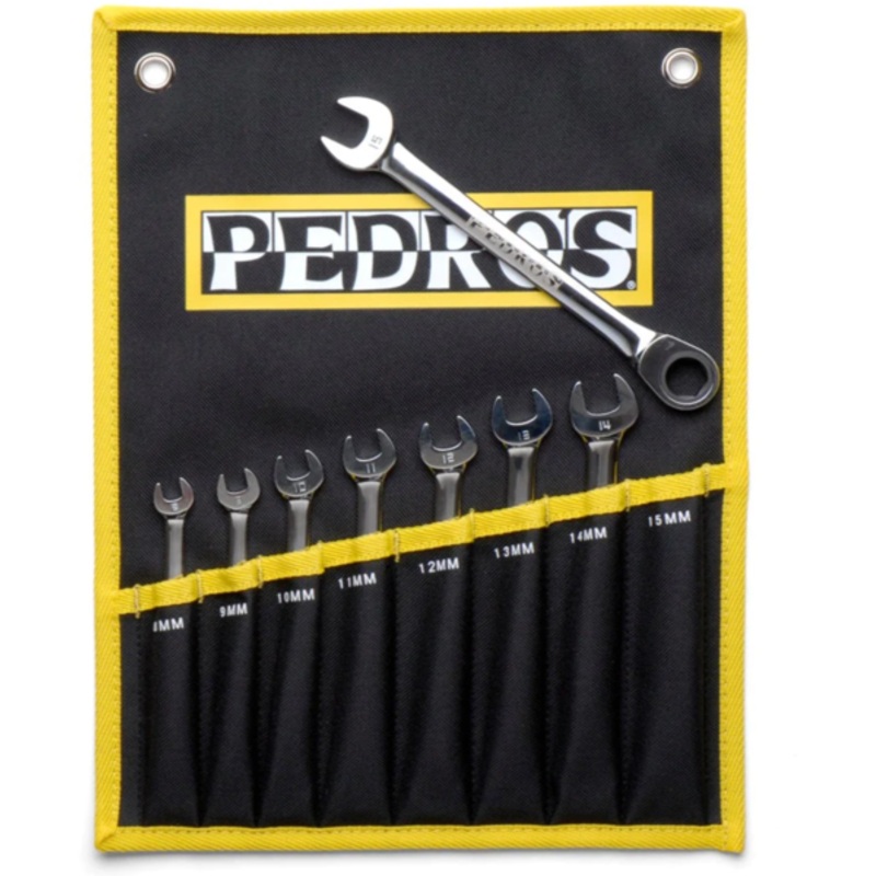 Pedro’s Ratcheting Combo Wrench Set