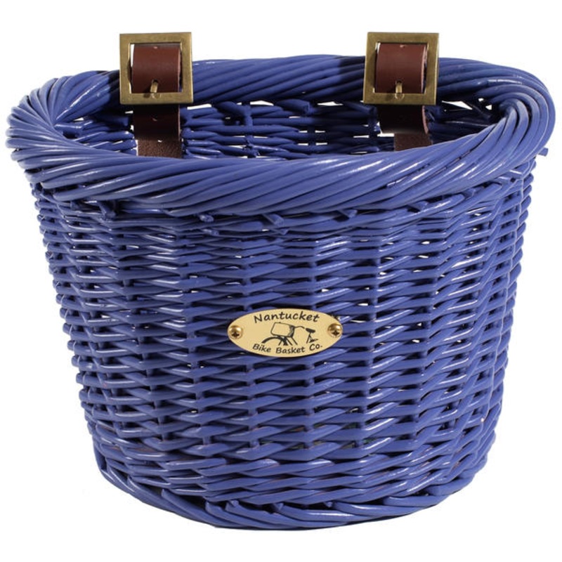Nantucket Bike Basket Gull & Buoy Child D-Shape Basket